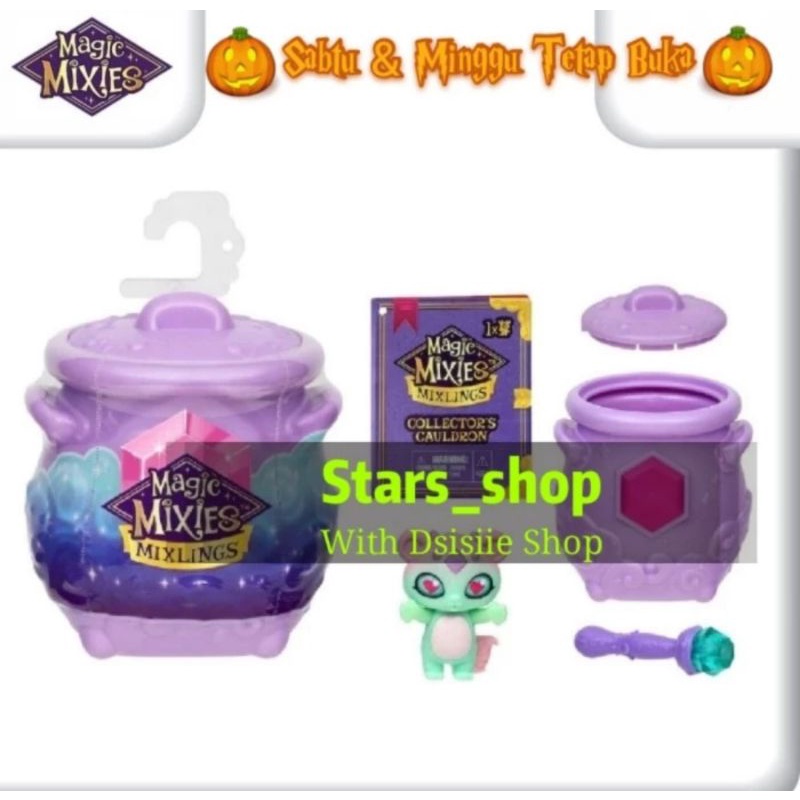 Pack Mágico Shimmer De Magic Mixies Con 4 Figuras | Exclusivas Con Brillo Y Varita Mágica | Coleccionable Para Niños