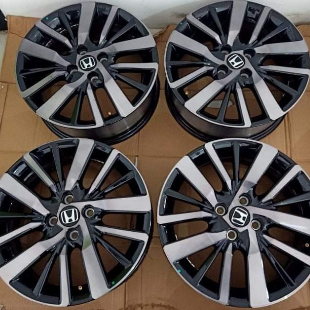 Jual Velg Seken Asli Bawaan City Terbaru R16 Baut 4 Black Oil Murah ...