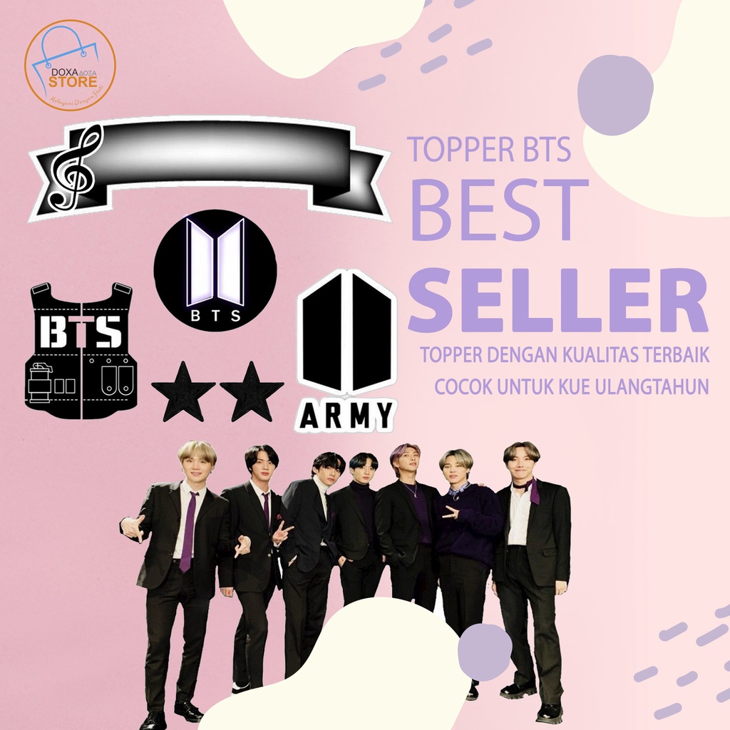 Jual Topper Custom Happy Birthday BTS 39 | Shopee Indonesia
