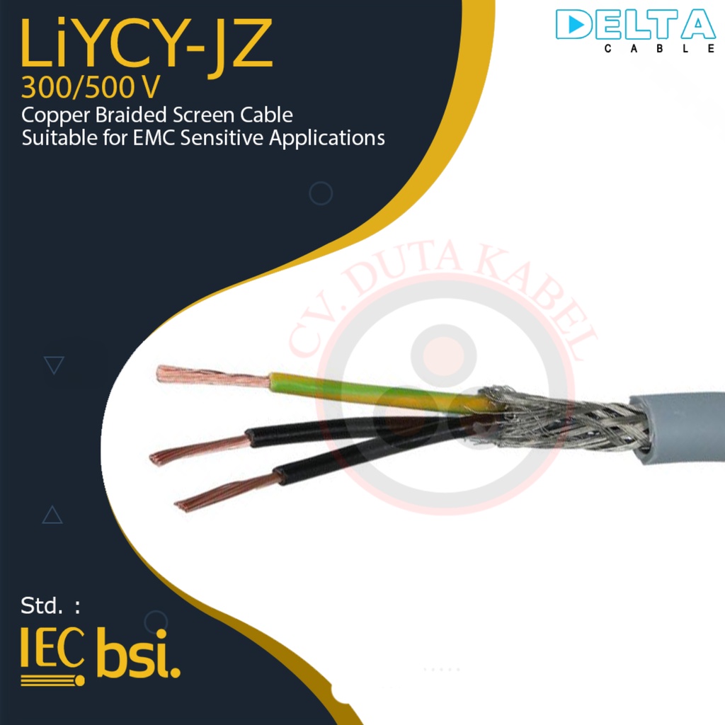 Jual Kabel LiYCY-JZ 3x1 mm2 DELTA /3x1mm2/3x1 mm2/3x1mm2/3x1 mm2/3 x ...