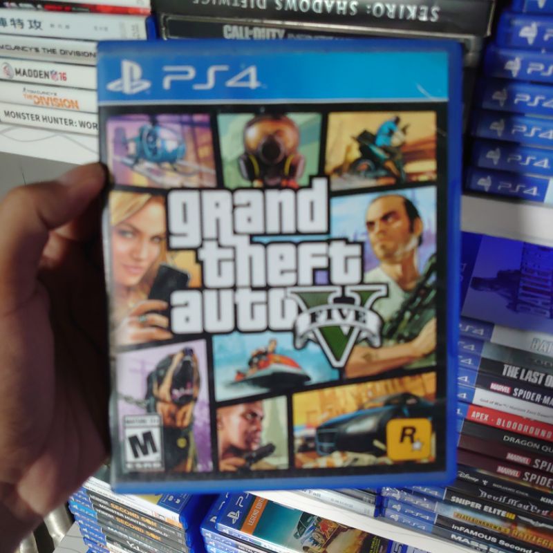 Jual BD PS4 - GTA 5 - Grand Theft Auto V | PS4 Grand Theft Auto V ...