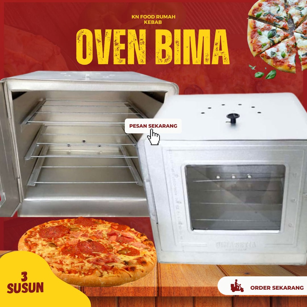 Jual Oven Bima - Oven Pizza - Oven Tangkring Kompor Oven Kue | Shopee ...