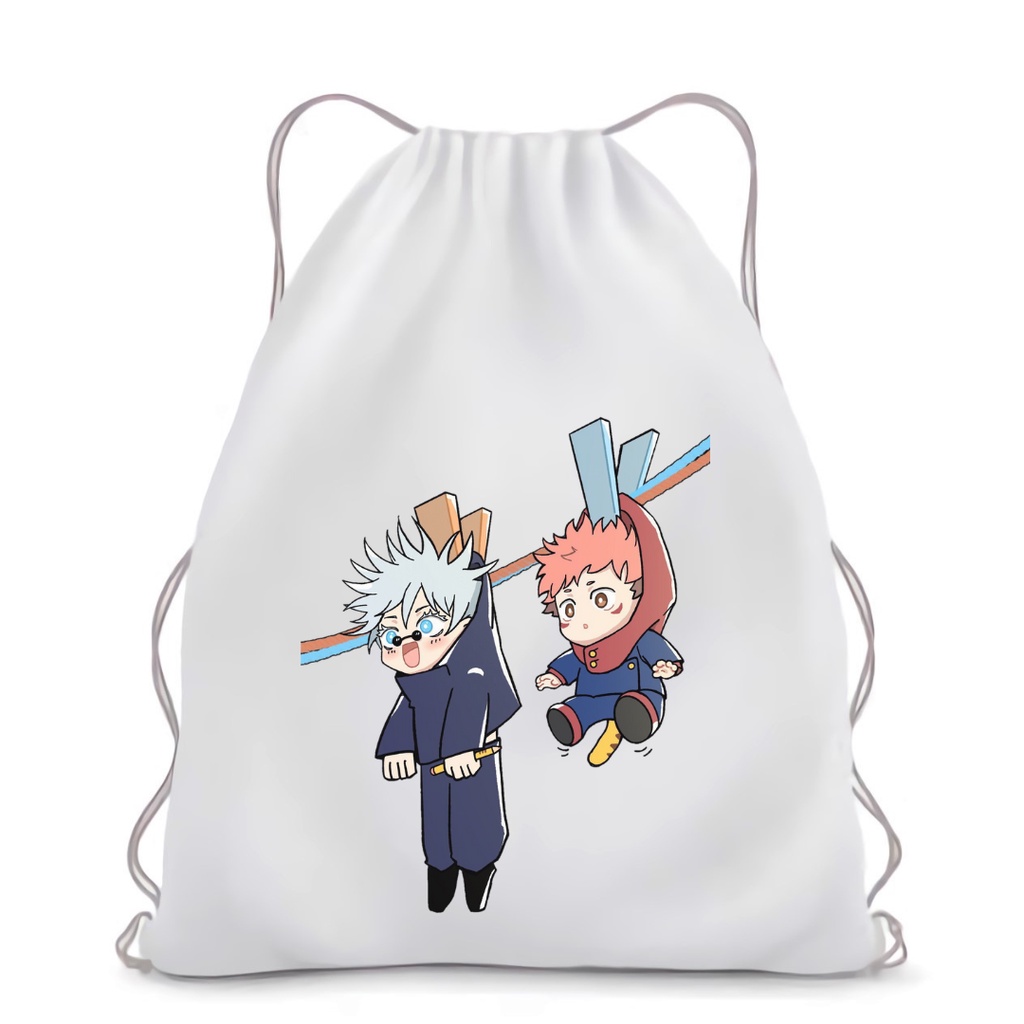 Jual Stringbag Printing Ransel Serut Tas drawstring Anime JUJUTSU ...