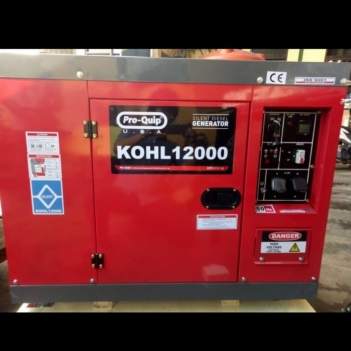 Jual Genset Silent Solar Proquip Kohl Genset Kva Phas Phase Shopee Indonesia