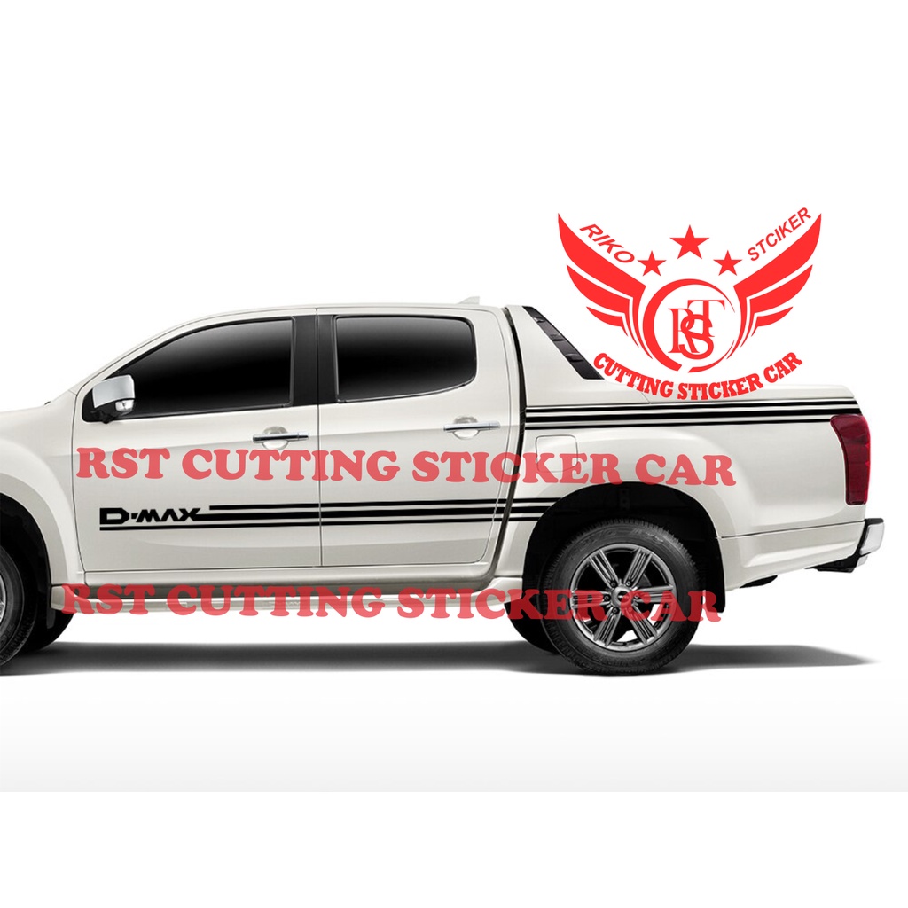 Jual Stiker sticker mobil d max cuttting sticker mobil d max strada ...