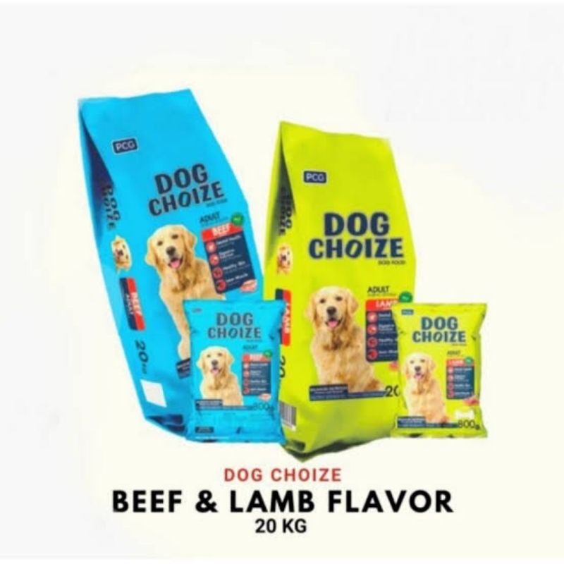 Jual Makanan Anjing DOG CHOIZE BEEF / LAMB 20KG (EXPEDISI) | Shopee ...