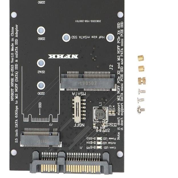 Jual ADAPTER SSD M.2 NGFF MSATA SATA 3.0 6GB/s 2.5 inch CONVERTER M2 ...