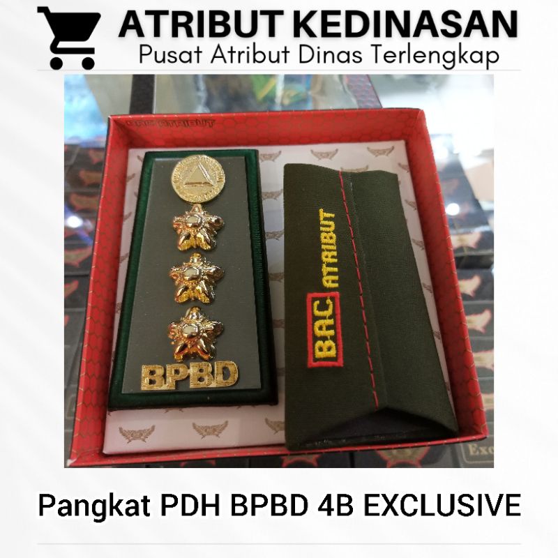 Jual Pangkat BPBD Golongan IV B BAC ATRIBUT | Shopee Indonesia