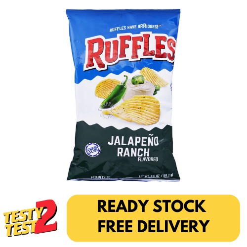 Jual Ruffles Potato Chips - Jalapeno Ranch 184.2g | Shopee Indonesia