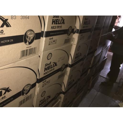 Jual Oli Shell Helix HX3 100% Asli SAE 20W-50 API SL 4 liter | Shopee ...