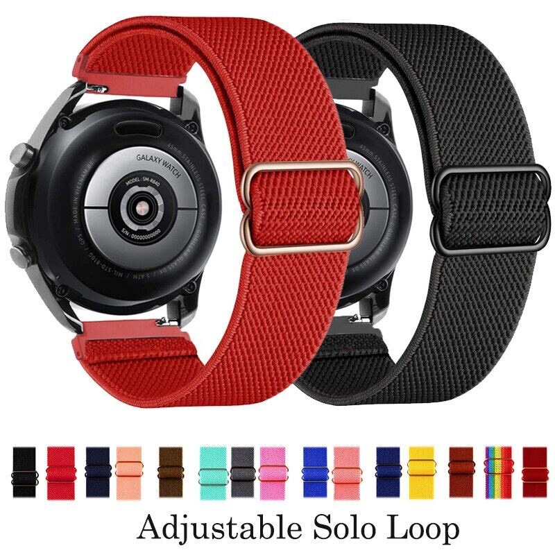 Jual ADJUSTABLE Nylon Solo Loop Tali Jam lug 20mm 22mm Strap Huawei ...