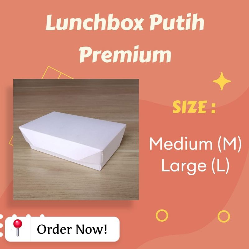 Jual Rice Box Paper Lunchbox Set Kotak Makan Kertas Paper Box Tempat