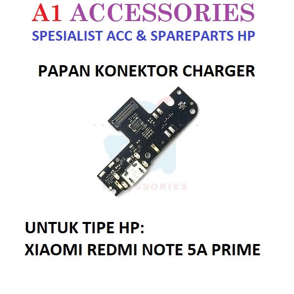 Jual PAPAN CHARGER XIAOMI REDMI NOTE 5A PRIME FLEXIBLE PCB KONEKTOR CAS ...