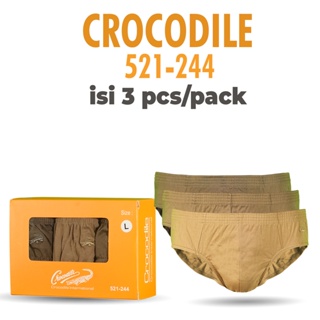 Crocodile High Cut Rib Brief/ Men Underwear/Seluar Dalam Lelaki