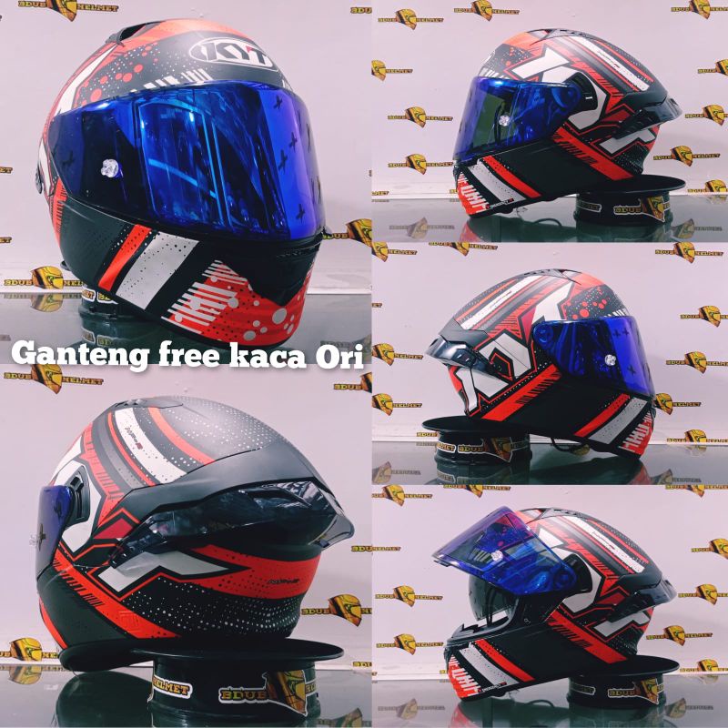 Jual Helm Full Face Kyt Nfr Solid Motif Paket Ganteng Original Kyt