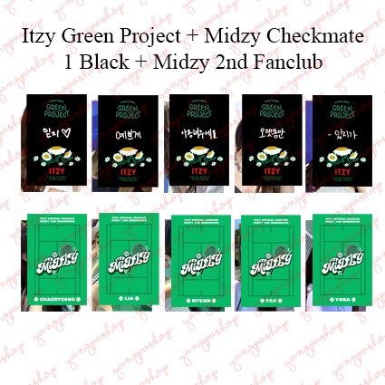 Jual [READY / SET] ITZY GREEN PROJECT MIDZY 2ND ISJI