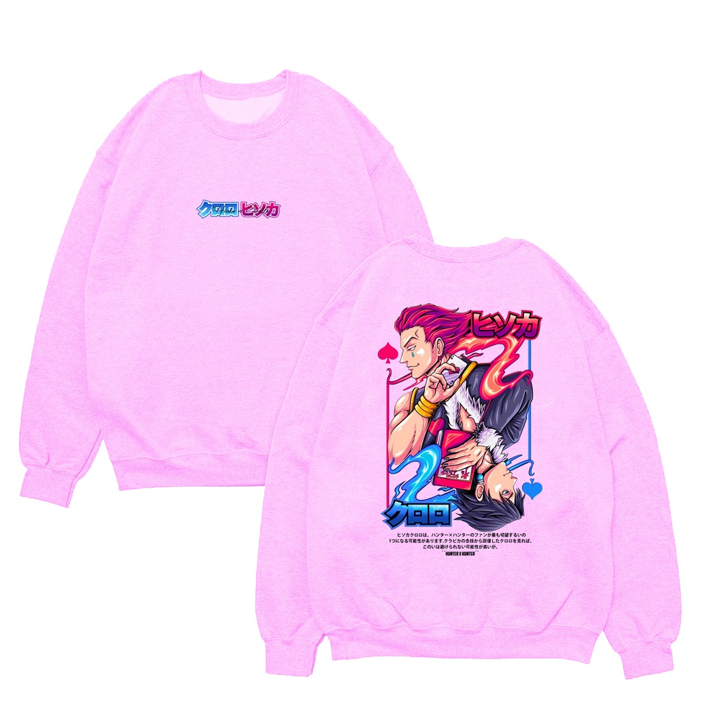 Jual Sweater Crewneck Anime Manga Killua Zoldyck Hxh Hunter X Hunter Sweater Hisoka Morow 4793