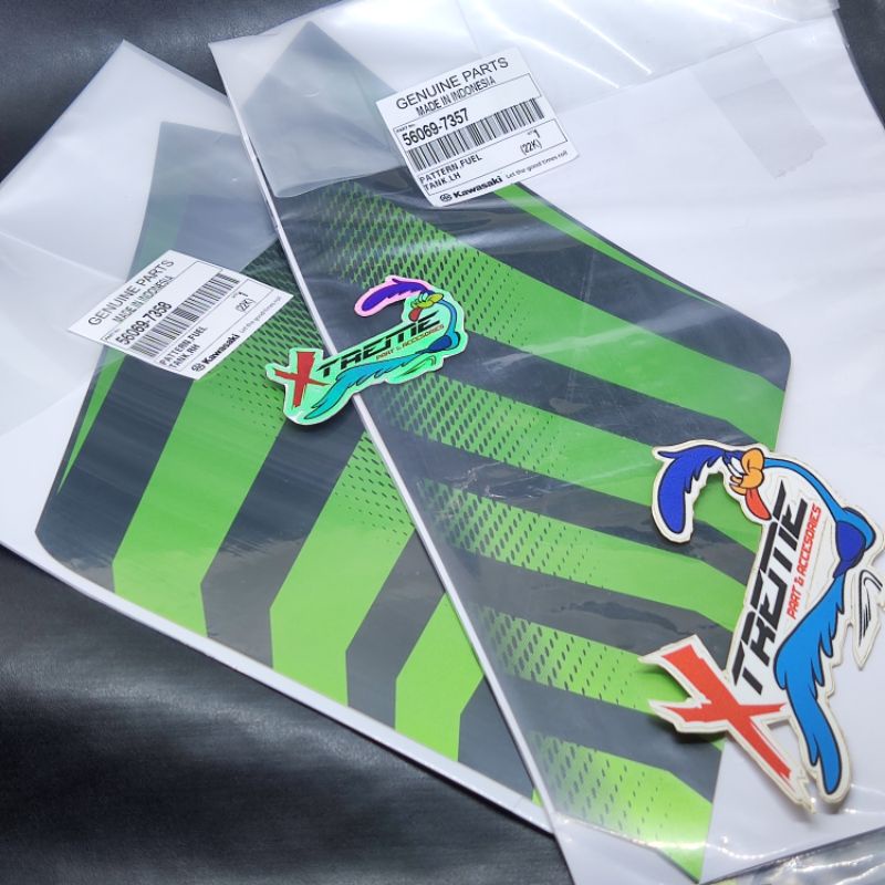 Jual Striping Stiker Tangki Ninja Ss Hijau Zebra Original Shopee Indonesia