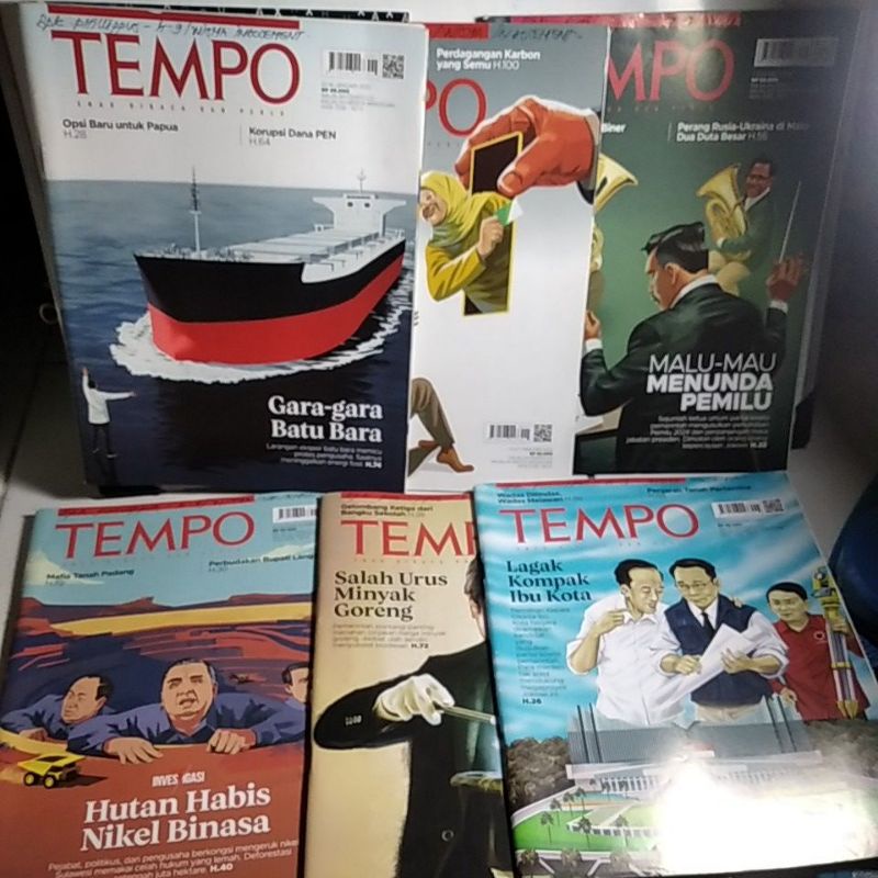 Jual majalah tempo bebas pili judul edisi 2022 | Shopee Indonesia