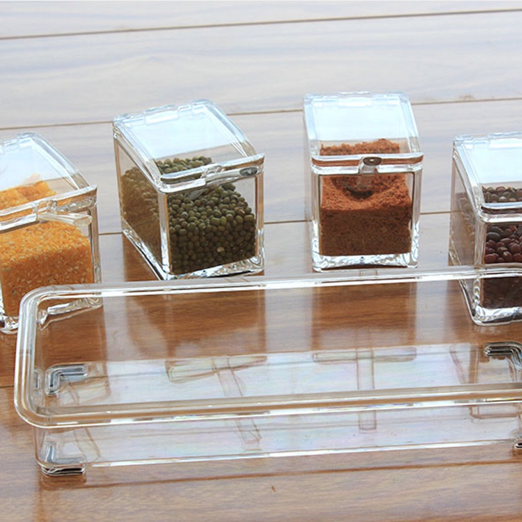 Jual Container Bumbu Dapur Set Kedap Tempat Acrylic Gula Merica Mecin ...