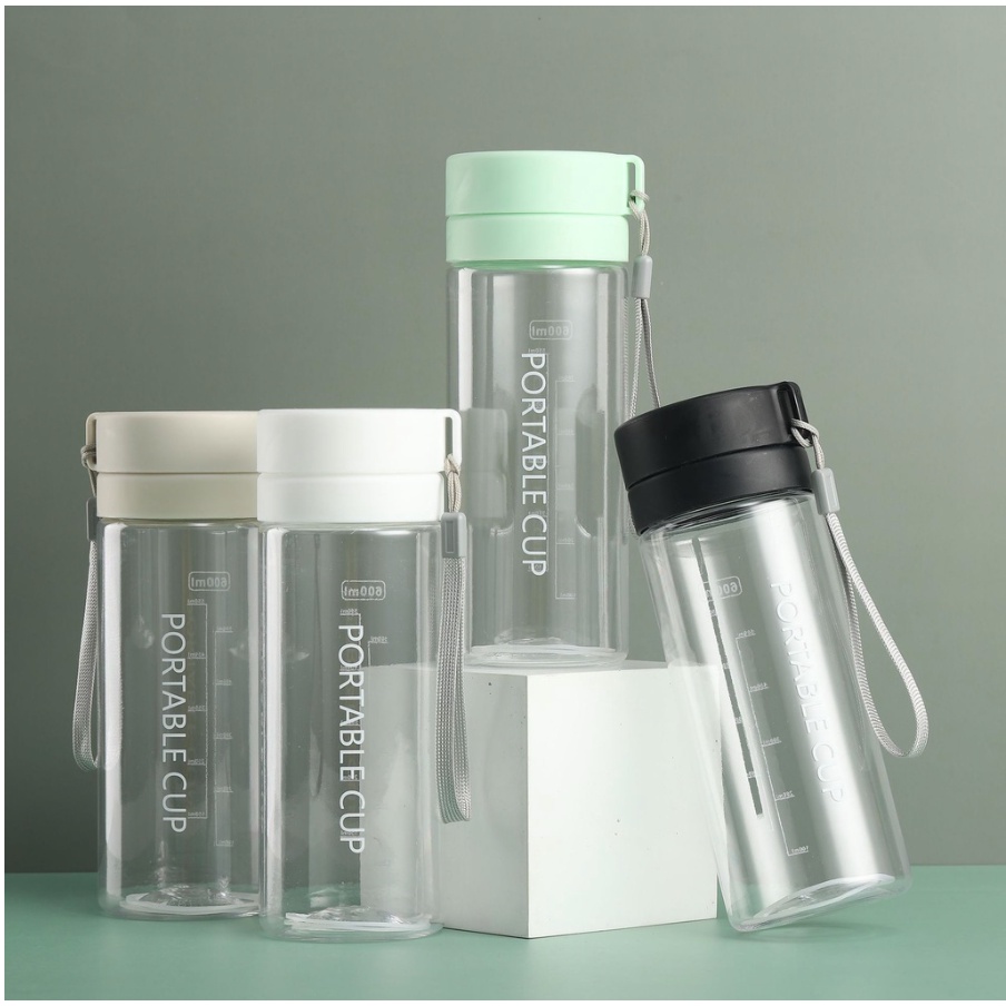 Jual Botol minum Portable Cup High Quality 600 ML 800 MLBening Doff BPA ...