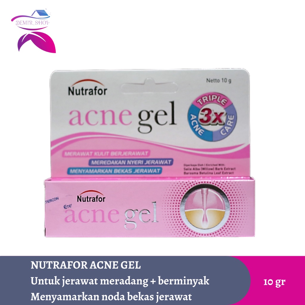 Jual Nutrafor Acne Gel / Gel Jerawat / Hilangkan Jerawat & Menyamarkan ...
