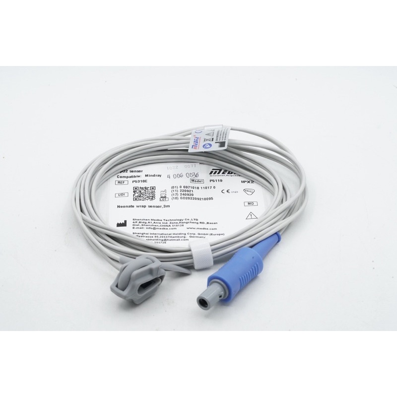 Jual Medke Kabel Mindray SPO2 Neonate Wrap Sensor Cable 3meter Alat ...