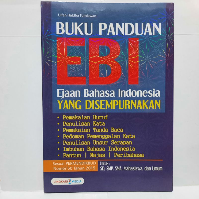 Jual Buku Panduan EBI Ejaan Bahasa Indonesia Yang Disempurnakan - LM ...