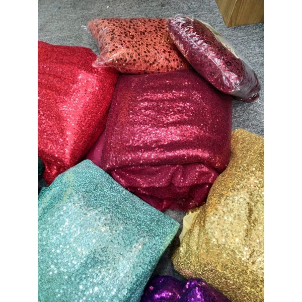 Jual Kain Tile Sequin Bahan Sequin Mewah Shopee Indonesia