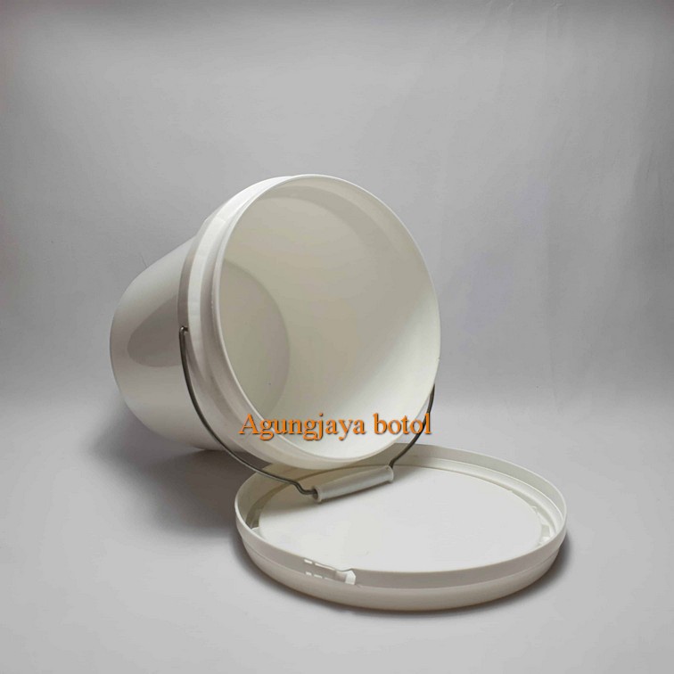 Jual Ember Pail 10 Kg Putih Hdpe + Ttp / Ember Hdpe / Ember Pail ...