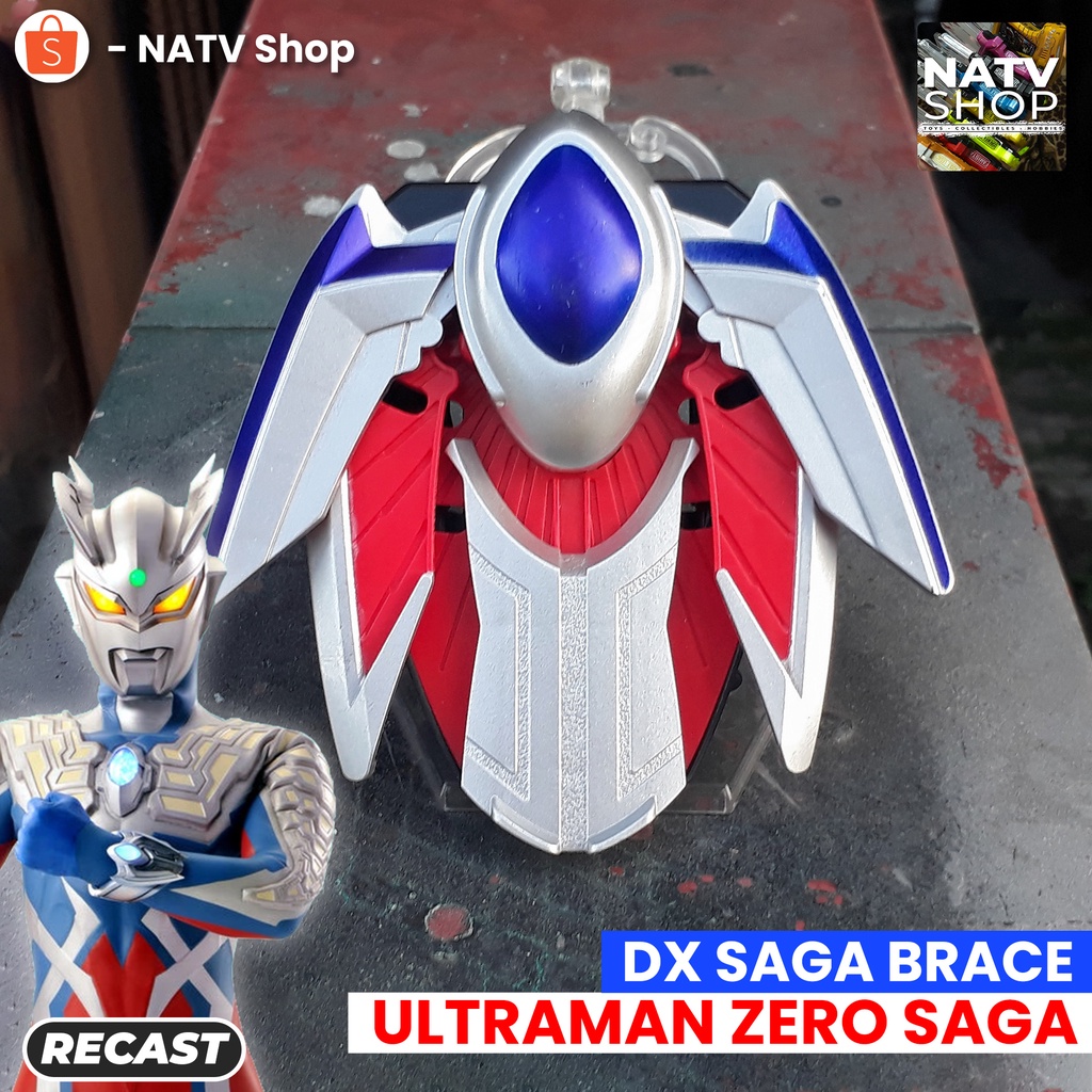 Jual DX Ultraman Zero Saga Brace Changer - RECAST - Mainan Anak Spark ...