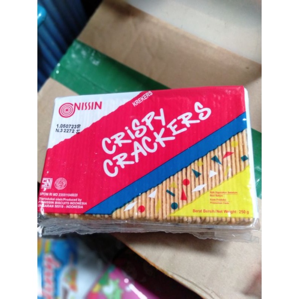 Jual Nissin Crispy Crackers 250 G Shopee Indonesia