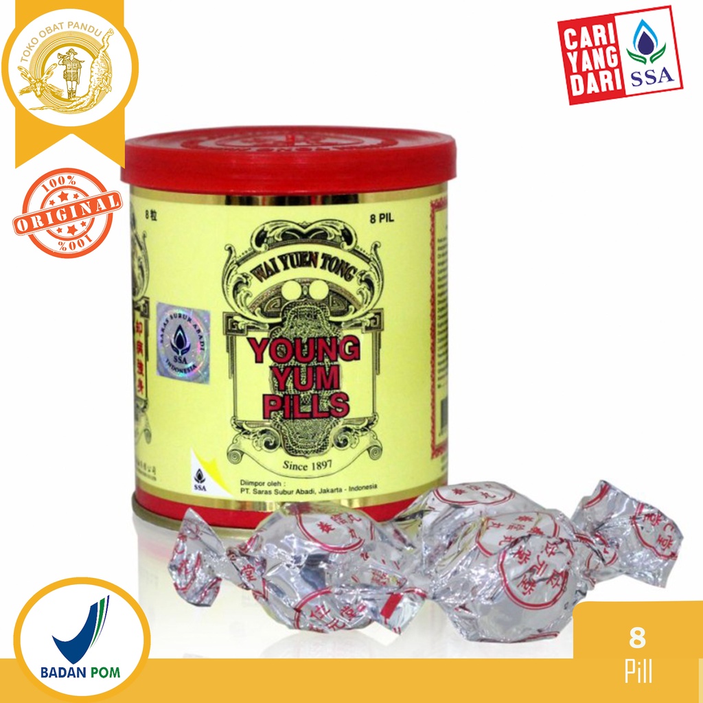 WAI YUEN TONG YOUNG YUM PILLS / WEIYUAN TANG YANG YIN WAN / OBAT BATUK