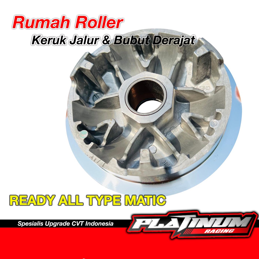 Jual Rumah Roller Nmax Bubut Mangkok Roller Yamaha Nmax Aerox Lexi Xeon Mio Honda Vario Pcx Adv