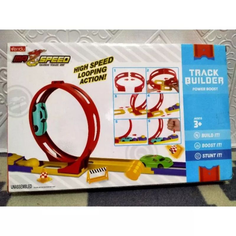 Jual MAINAN ANAK MAXSPEED RACING TRACK SET JALAN 1 JALUR | Shopee Indonesia