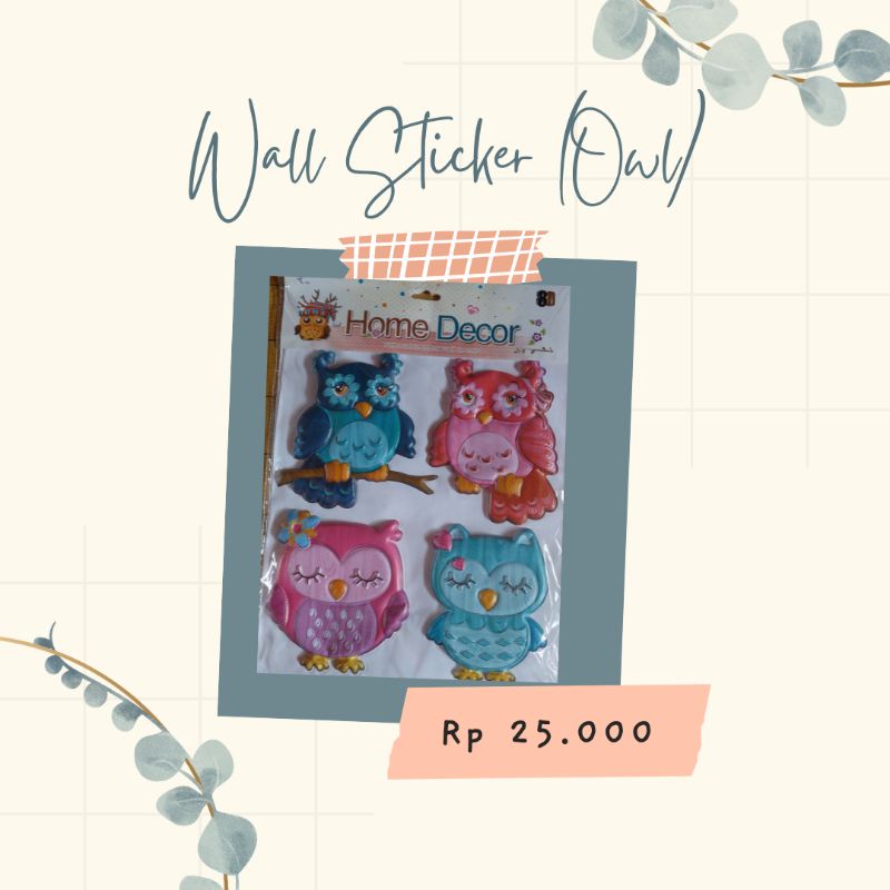 Jual wall sticker owl | Shopee Indonesia