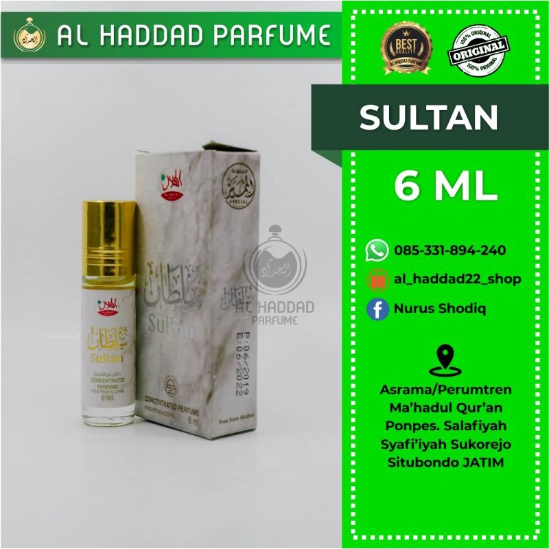 Jual Sultan non Alkohol 6ml original | Shopee Indonesia