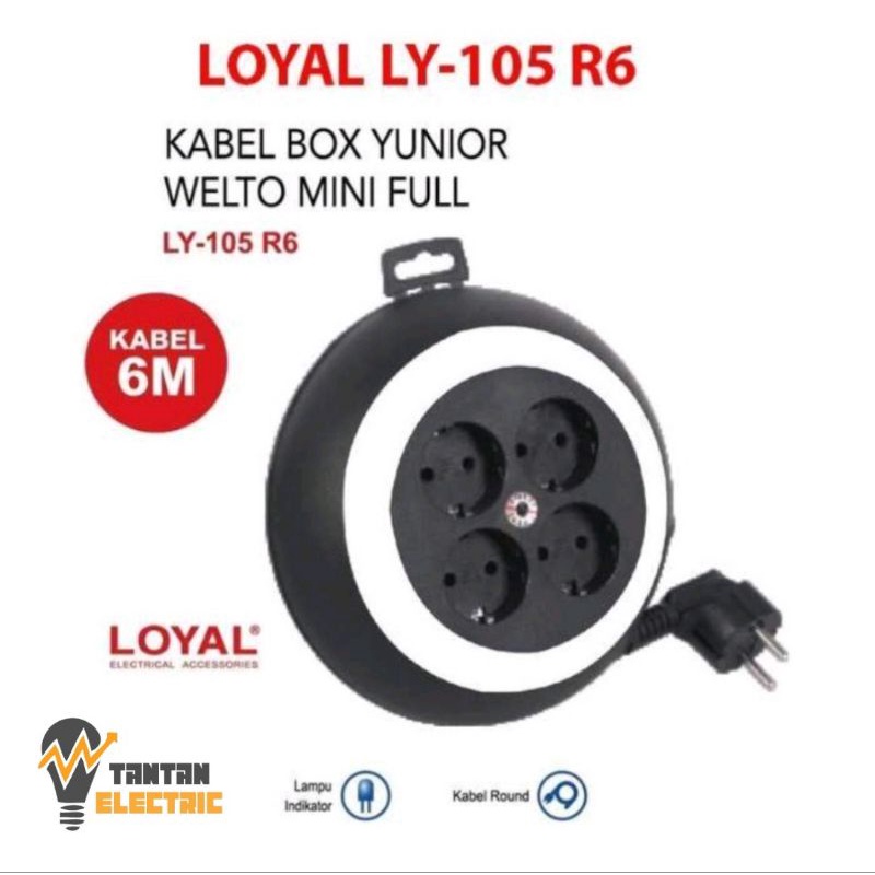 Jual Kabel Roll Loyal R Meter Stop Kontak Kabel Gulung Mater