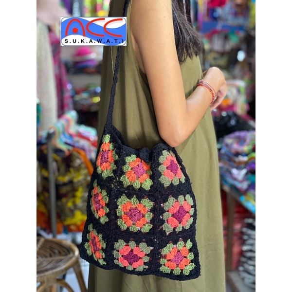 Jual Tas Rajut Kotak | Shopee Indonesia