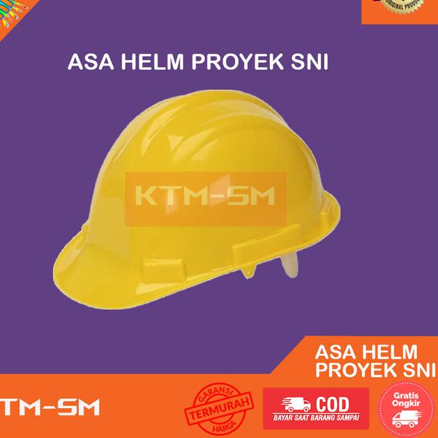 Jual ASA HELM PROYEK SNI KUNING Helm Safety Untuk Proyek Standart Merk ...