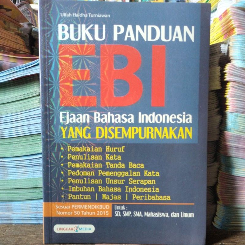 Jual BUKU PANDUAN EBI (EJAAN BAHASA INDONESIA) YANG DISEMPURNAKAN FULL ...