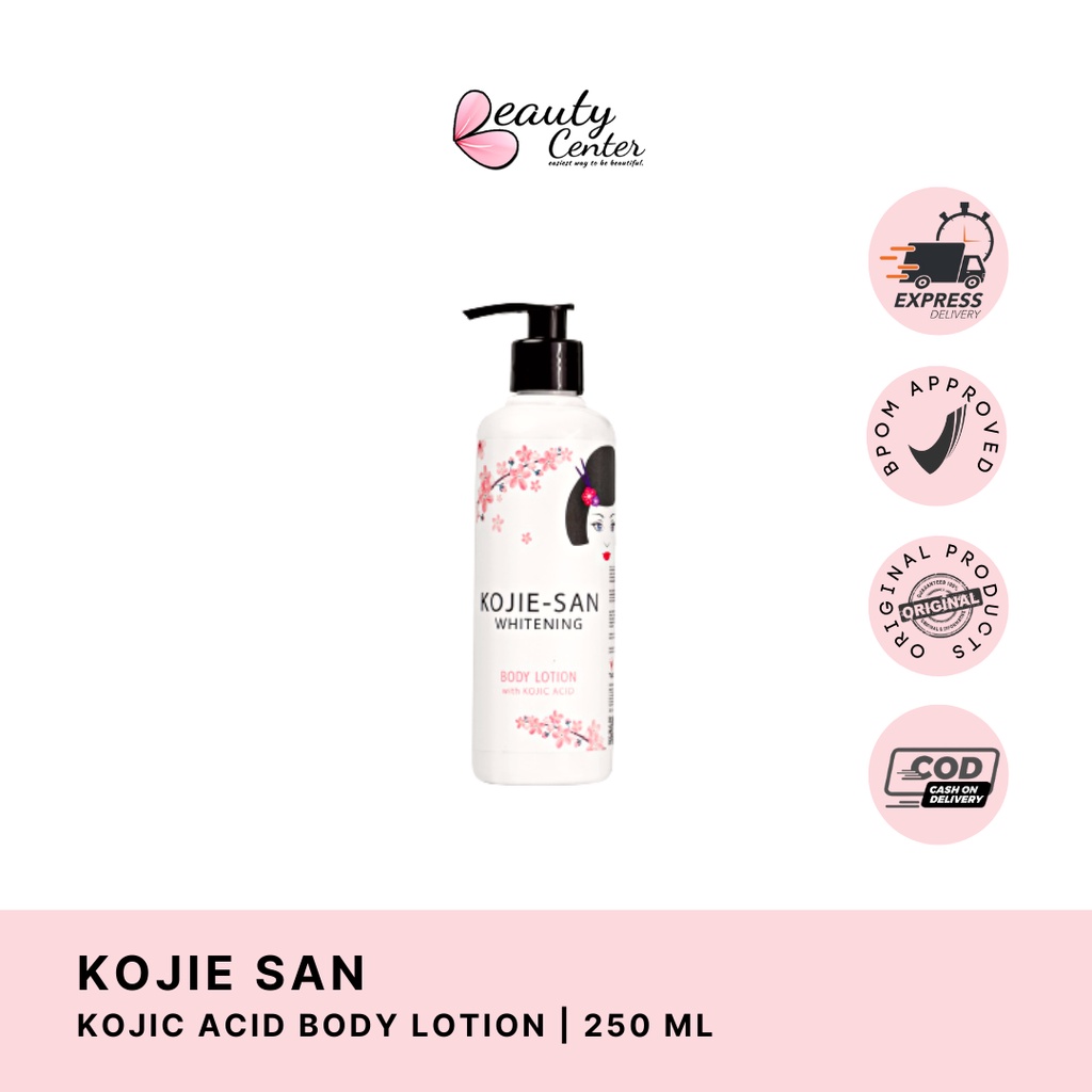 Jual Kojie San Whitening Body Lotion with Kojic Acid 250ml // KOJIESAN
