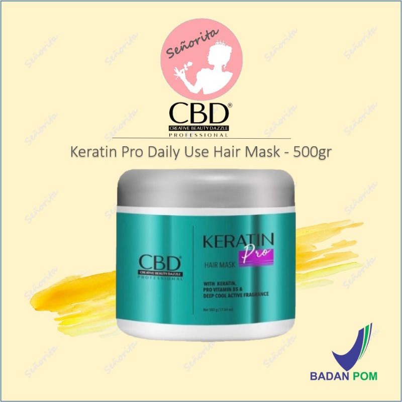 Jual CBD Professional Keratin Pro Daily Use Hair Mask (Masker Rambut ...