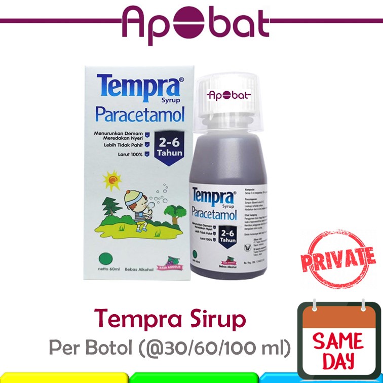 Jual - ApObat - Tempra Sirup 100 Ml Obat Demam Panas Sakit Gigi Nyeri ...