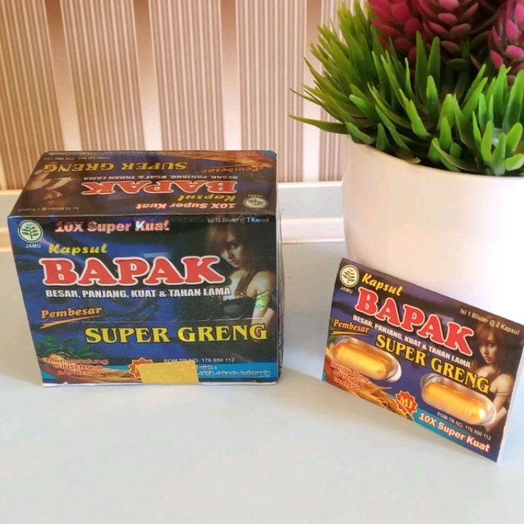 Jual Bapak Super Greng Joss Capsule Plus Pembesar Penambah Stamina Pria Kuat Tahan Lama Shopee