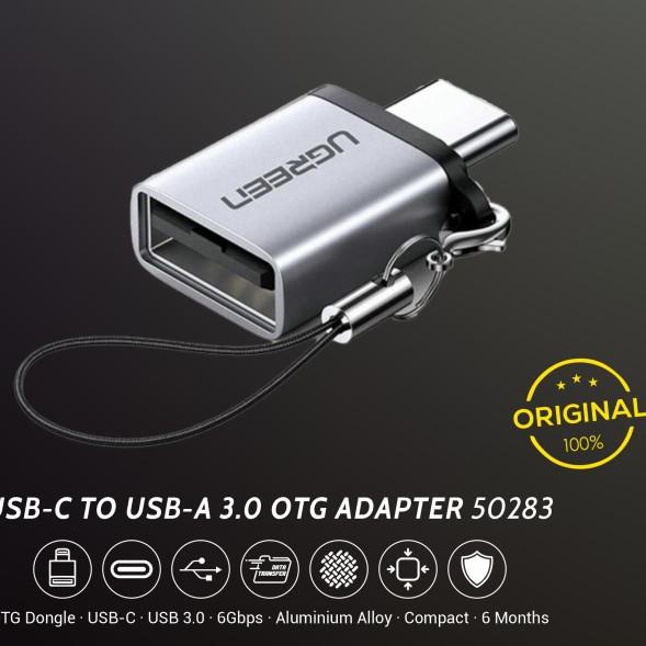 Jual UGREEN Type C Male to USB A Female Adapter OTG 3.0 Konverter ...