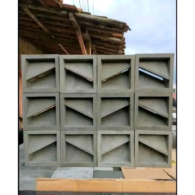Jual Roster beton minimalis modern motip mnc abu 2sisi | Shopee Indonesia