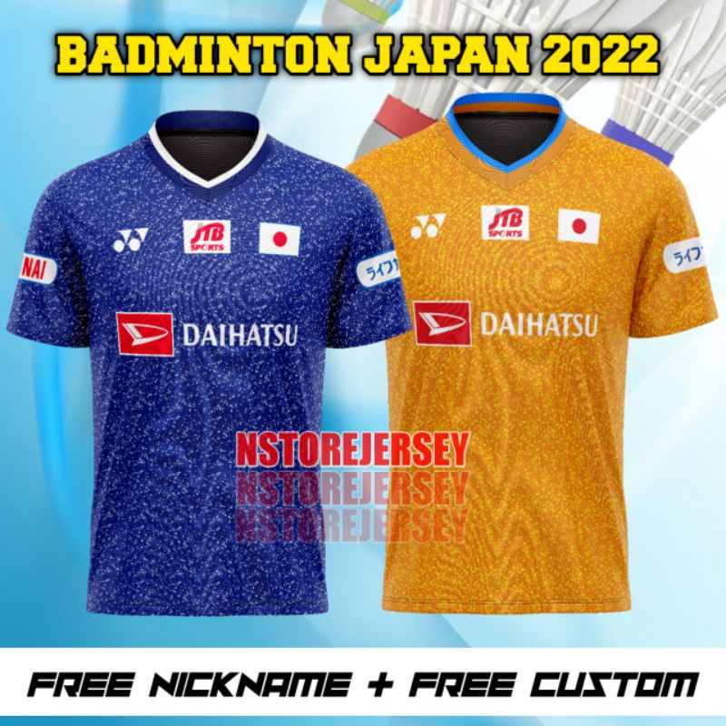 Jersey Badminton Japan Badminton Jersey Kento Momota Jersey Kento