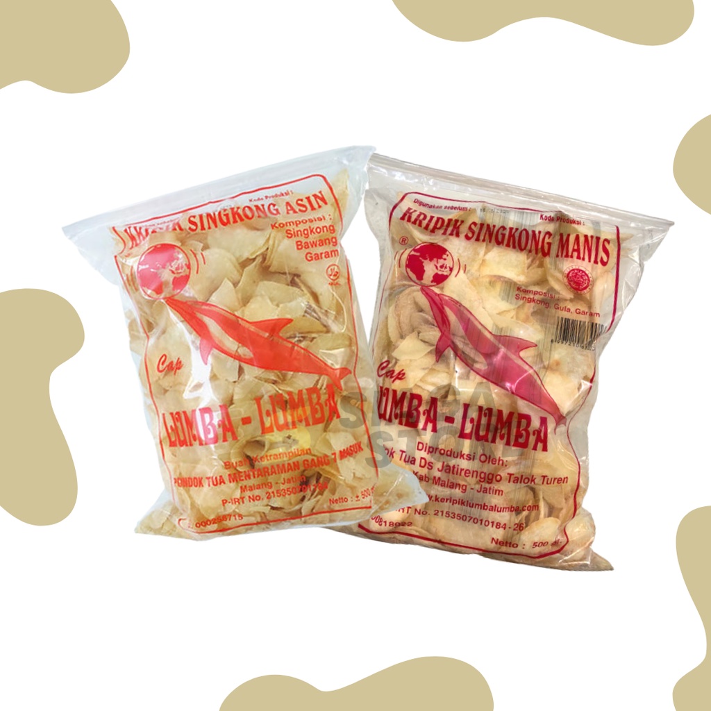 Jual Keripik Singkong Lumba Lumba Asin And Manis 500 Gram Shopee Indonesia