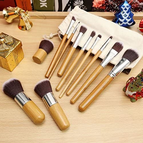 Jual LT KUAS PREMIUM KABUKI SET BAMBOO WOODEN KUAS MAKE UP / BRUSH